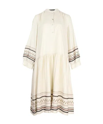 Weekend Max Mara Long Sleeved Dress In White