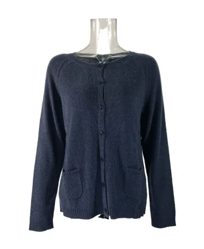 Weekend Max Mara Long-sleeved Knitted Cardigan In Black