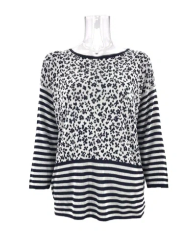 Weekend Max Mara Long-sleeved Knitted Top In Black