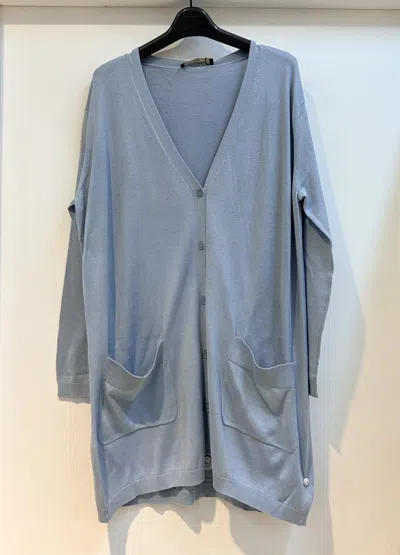 Weekend Max Mara Long-sleeved Knitwear In Blue