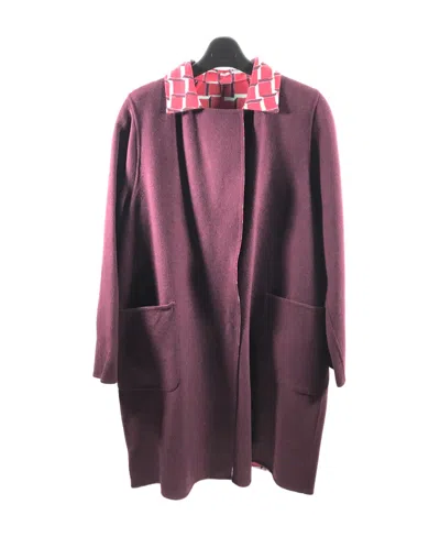 Weekend Max Mara Long-sleeved Lapel Coat In Black