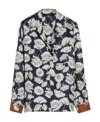 Weekend Max Mara Long-sleeved Printed Shirt In Black