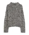 Weekend Max Mara Long-sleeved Round-neck Sweater In Black
