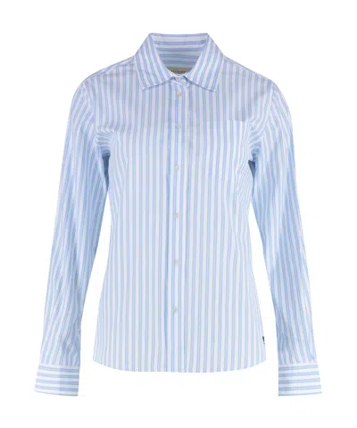 Weekend Max Mara Long-sleeved Shirt In Blue