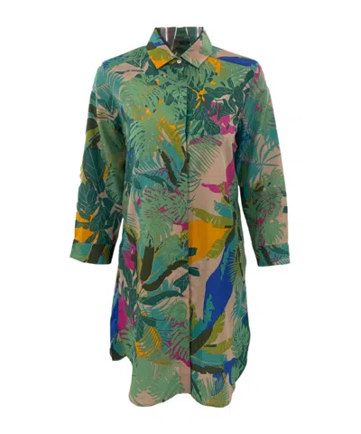 Weekend Max Mara Long-sleeved Shirt In Green