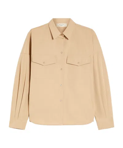 Weekend Max Mara Women's Skipper Shirt Beige | Size 46 | 2515111021600012