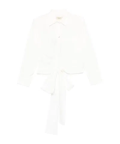 Weekend Max Mara Long-sleeved Shirt In Transparent