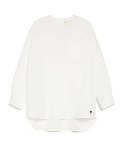 Weekend Max Mara Long-sleeved Shirt In White