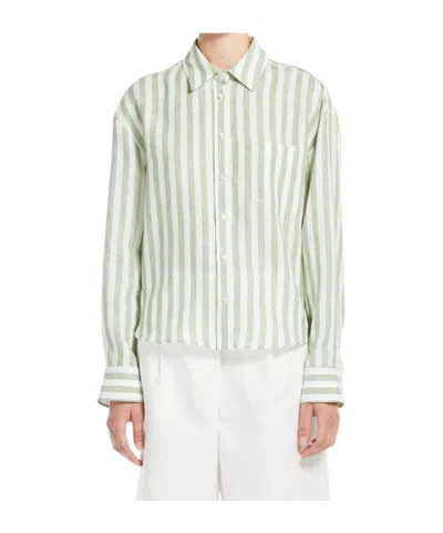 Weekend Max Mara Long-sleeved Shirt In White