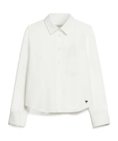 Weekend Max Mara Long-sleeved Shirt In White