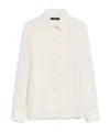 Weekend Max Mara Point-collar Gathered-cuff Shirt In White