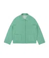Weekend Max Mara Long-sleeved Short Style Casual Jacket In Green