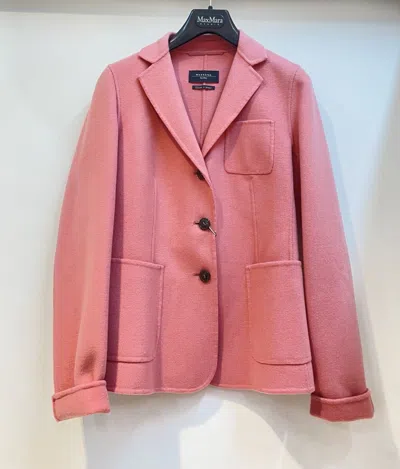 Weekend Max Mara Long-sleeved Suit Coat In Pink