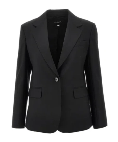 Weekend Max Mara Long-sleeved Suit Jacket In Black