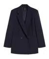 Weekend Max Mara Long-sleeved Suit Jacket In Blue