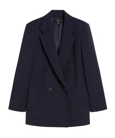 Weekend Max Mara Long-sleeved Suit Jacket In Blue