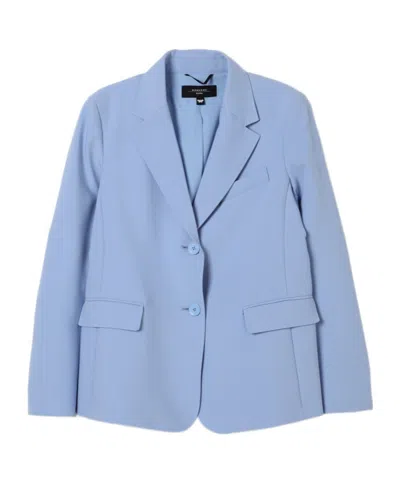 Weekend Max Mara Long-sleeved Suit Jacket In Blue