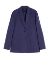 Weekend Max Mara Long-sleeved Suit Jacket In Blue