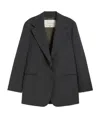 Weekend Max Mara Long-sleeved Suit Jacket In Gray