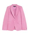 Weekend Max Mara Long-sleeved Suit Jacket In Pink
