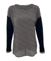 Weekend Max Mara Long-sleeved Sweater In Black