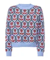 Weekend Max Mara Long-sleeved Sweater In Blue