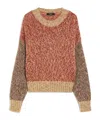 Weekend Max Mara Long-sleeved Sweater In Brown
