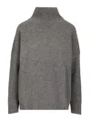 Weekend Max Mara Long-sleeved Sweater In Gray