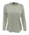Weekend Max Mara Long-sleeved Sweater In Gray