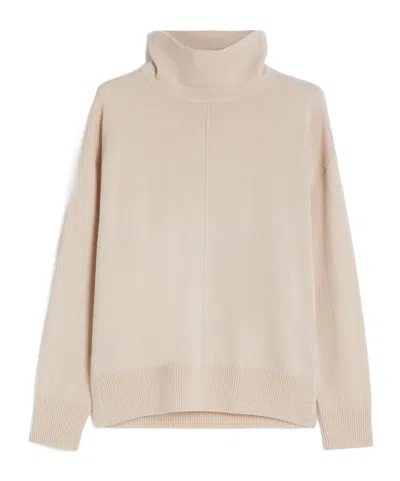 Weekend Max Mara Long-sleeved Sweater In Neutral
