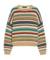 Weekend Max Mara Women's Novara - Cotton Jumper With Jacquard Design Sweater In Nude