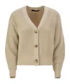 Weekend Max Mara Long-sleeved Sweater In Nude