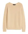 Weekend Max Mara Camel Stretch Alpaca Blend Ghiacci Sweater In Nude