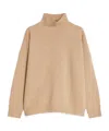 Weekend Max Mara Long-sleeved Wool Sweater In Nude