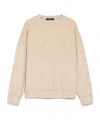 Weekend Max Mara Beige Polyester Blend Laghi Sweatshirt In Nude