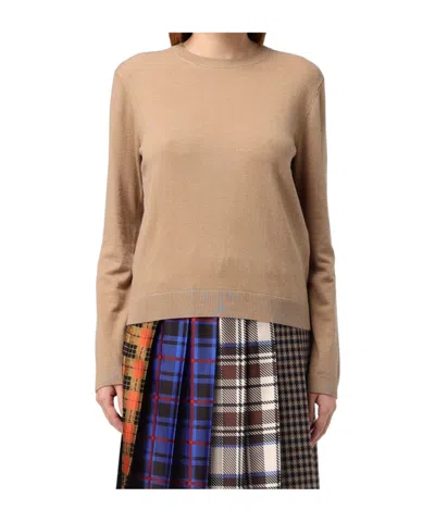 Weekend Max Mara Long-sleeved Sweater In Nude