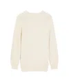 Weekend Max Mara Long-sleeved Sweater In White
