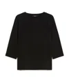 Weekend Max Mara Long Sleeved T-shirt In Black