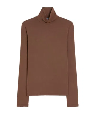 Weekend Max Mara Long-sleeved T-shirt In Red