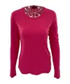 Weekend Max Mara Long-sleeved T-shirt In Red