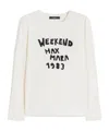 Weekend Max Mara Long-sleeved T-shirt In White