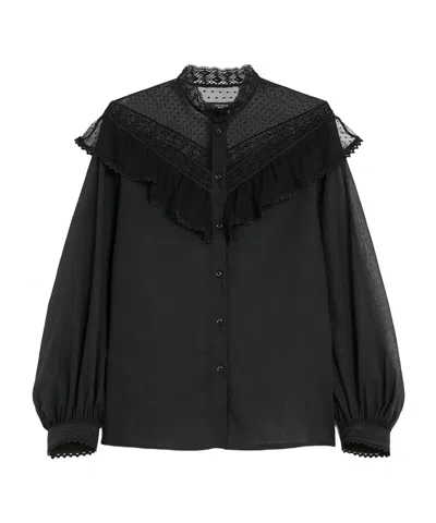 Weekend Max Mara Long-sleeved Tops In Black