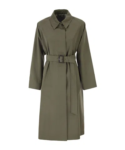 Weekend Max Mara Weekend Maxmara Wkddiva Raincoat In Green