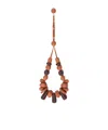 Weekend Max Mara Soraia Straw Necklace In Brown