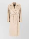 Weekend Max Mara Omens Ivory Resina Notch-lapels Wool Coat In Neutral