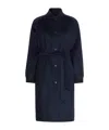 Weekend Max Mara Long-sleeved Coat In Blue