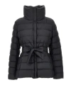 Weekend Max Mara Long-sleeved Cotton-padded Jacket In Black