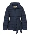 Weekend Max Mara Long-sleeved Down Jacket In Black