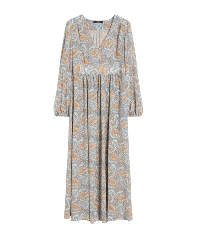 Weekend Max Mara Long-sleeved Dress In Gray