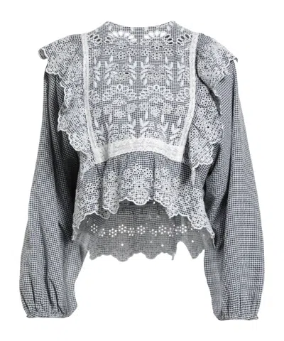 Weekend Max Mara Long-sleeved Plaid Shirt In Multi